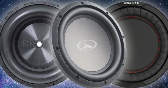 Multiple car audio speakers